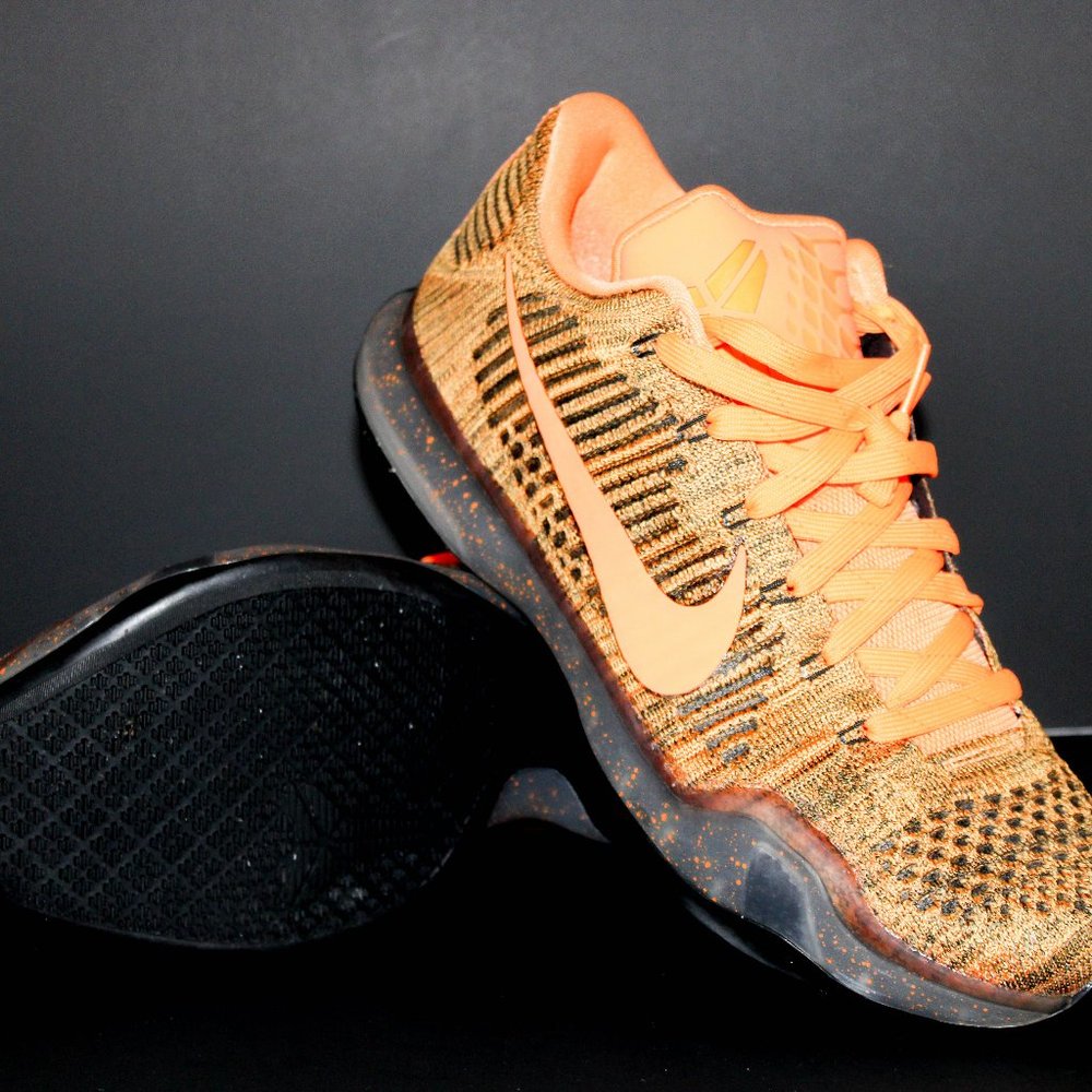 Kobe X Elite Low Flyknit NIKE iD SZ. 11.5